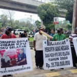 MATA Nusantara Gelar Aksi Unjuk Rasa Minta Kejati Sumsel Usut Tuntas Dugaan Korupsi Dana Hibah KPU Kabupaten Oku Selatan