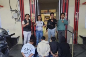 Satreskrim Unit Pidum Polres Oku Selatan Tangkap Empat Pelaku  Pencurian