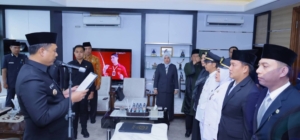 Ini Pesan Bupati Abusama S.H Saat Melantik Pejabat Administrator dan Pengawas di Lingkungan Pemkab Oku Selatan