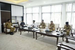 Bupati Abusama Sambut Baik Audiensi Kemenag dan Kantor Haji Bahas Penguatan Layanan Keagamaan di Okuselatan