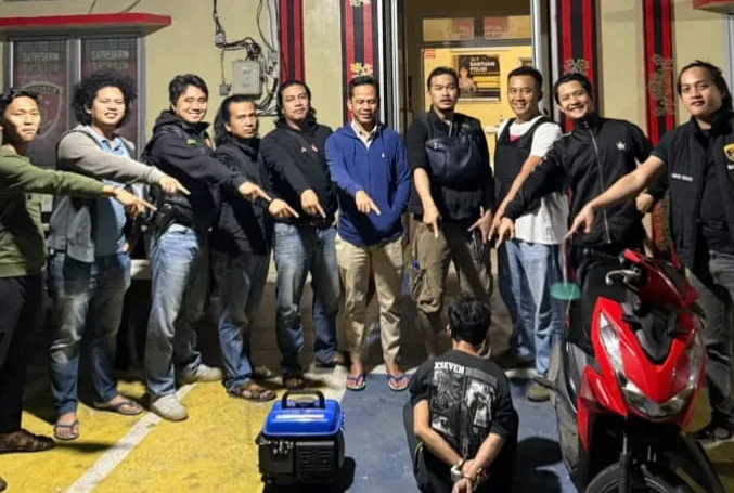Pelaku Pencurian Kotak Amal dan Genset di Masjid Baiturrahman Kecipung Kabupaten Oku Selatan Tertangkap