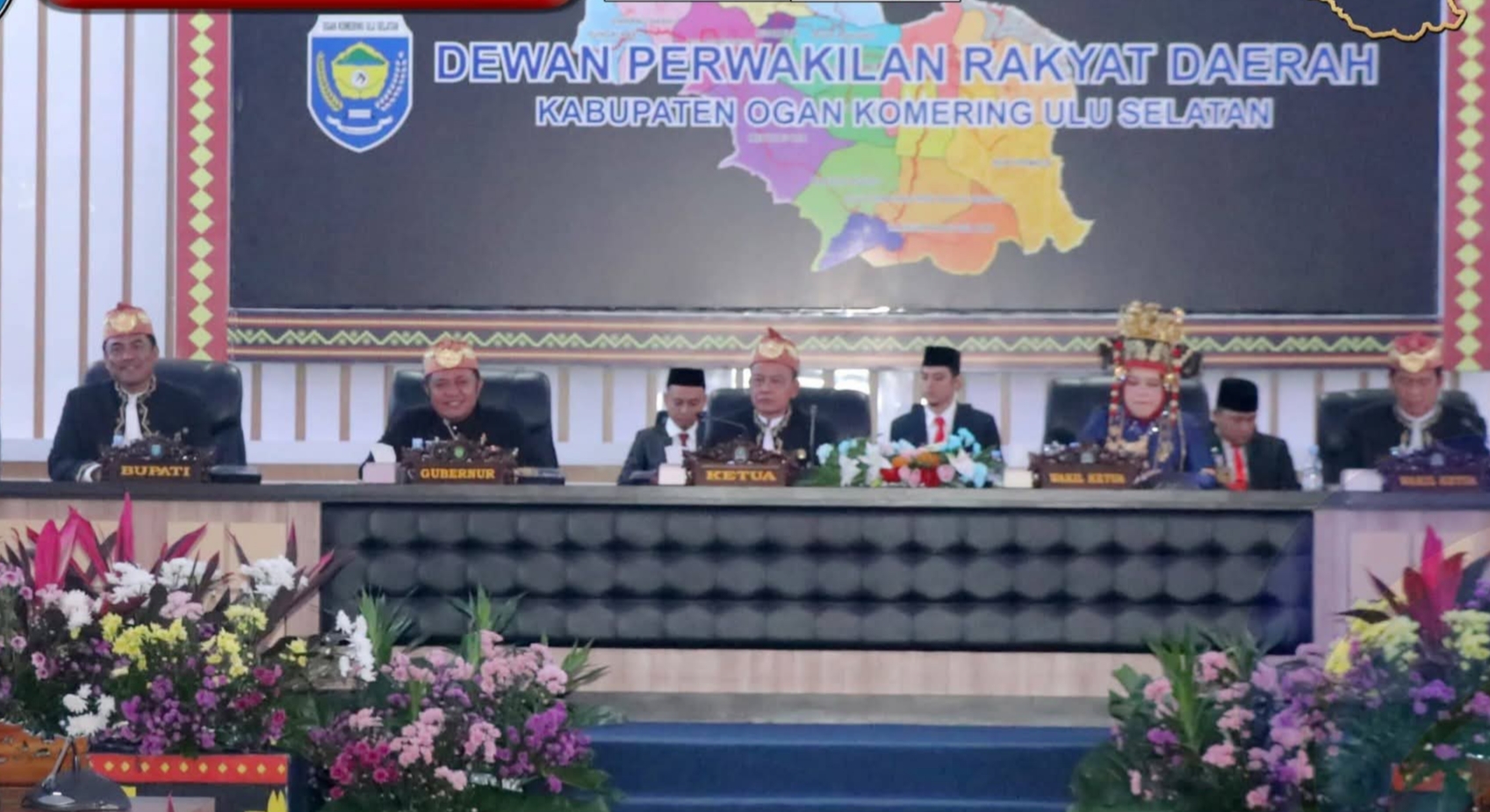 Paripurna Istimewa DPRD Oku Selatan di Hadiri Gubernur Sumsel