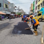 Respon Cepat Bupati Oku Selatan, Instruksikan Tambal Sulam Jalan Pusat Kota Muara Dua