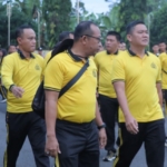 Waka Polres Oku Selatan Pimpin Apel Persiapan Gotong Royong di Kawasan Wisata Danau Ranau