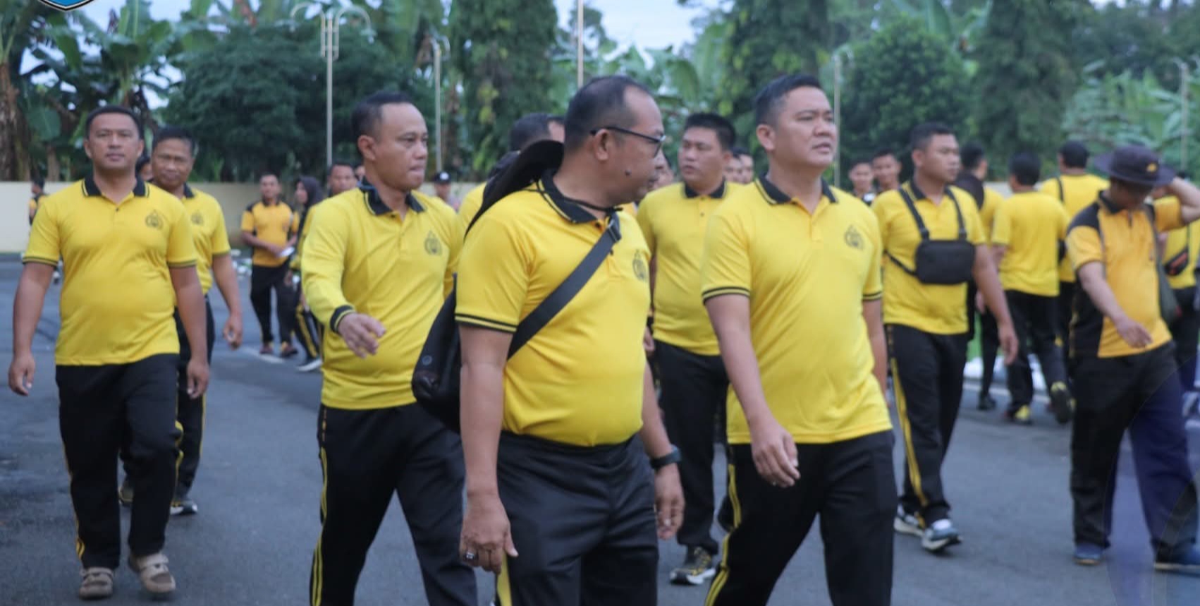 Waka Polres Oku Selatan Pimpin Apel Persiapan Gotong Royong di Kawasan Wisata Danau Ranau