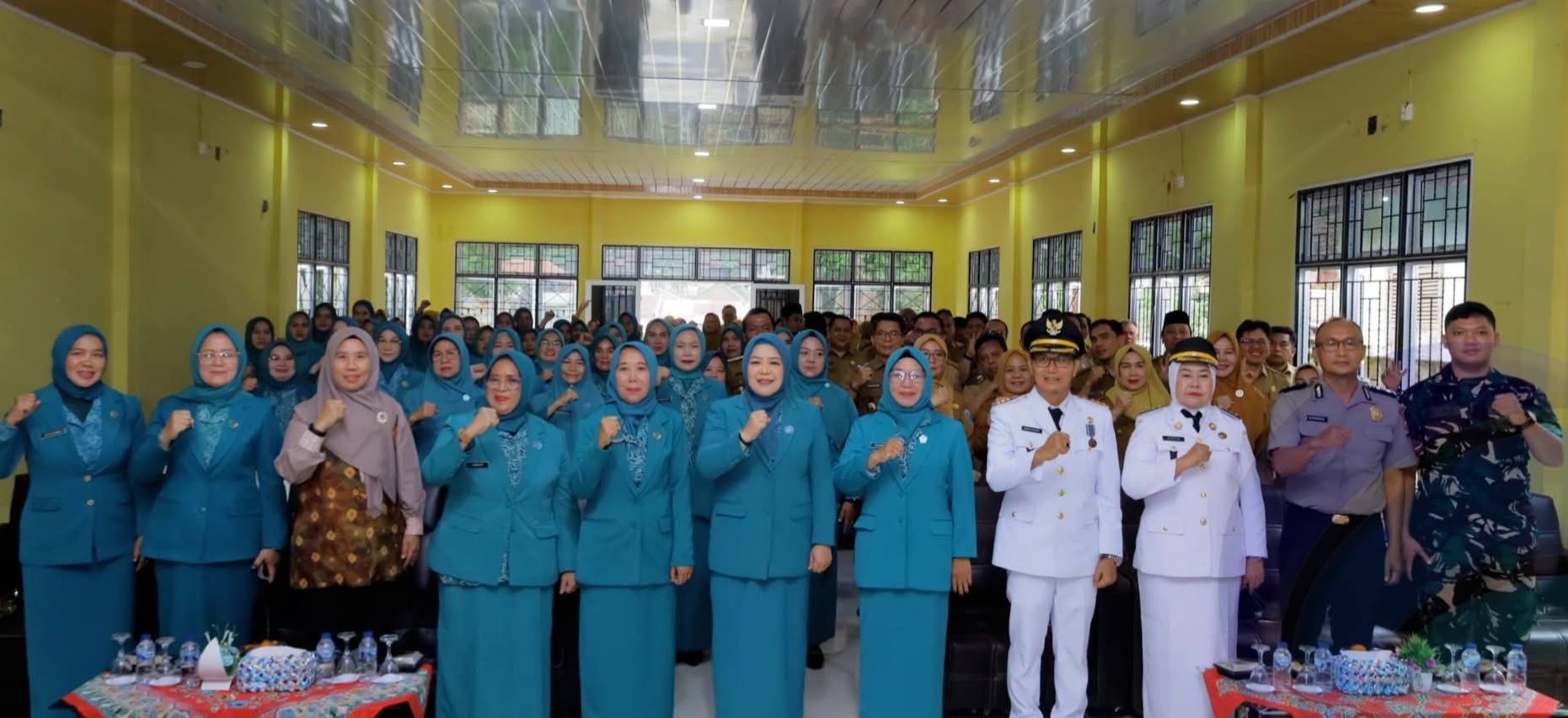 Ketua TP-PKK Dua Kecamatan di Oku Selatan Resmi di Lantik