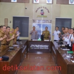 Meningkatkan Pengamanan Idul Fitri 1447 H,Pemkab Beserta Polres Oku Selatan Ikuti Rakor Linsek Secara Virtual