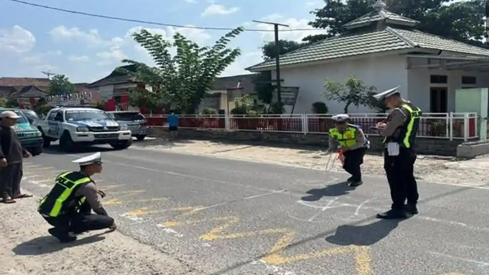 Kronologi Kecelakaan Menewaskan Siswi SD Kelas ll Tertabrak Sepeda Motor  di Depan SDN 03 Muaradua Oku Selatan