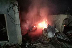 Kebakaran di Desa Nagar Agung Kecamatan Buay Runjung, Bupati Oku Selatan Sampaikan Keprihatinan