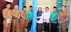 Kabag Kesra Pemkab Oku Selatan Hadiri BAZNAS Salurkan Bantuan Perlengkapan Sekolah Siswa MIN 03