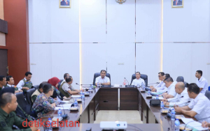 Bupati Didampingi Wakil Bupati Oku Selatan Bersama BNPB Gelar Rakor Verifikasi Kebutuhan Rehabilitasi, Rekonstruksi Pasca Bencana